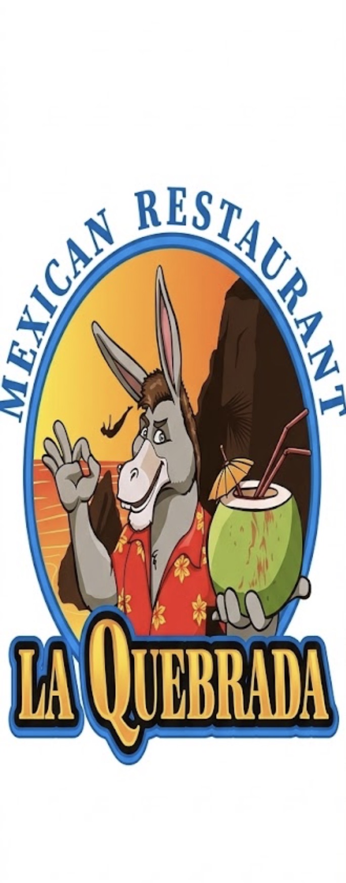 La Quebrada Mexican Restaurant branding