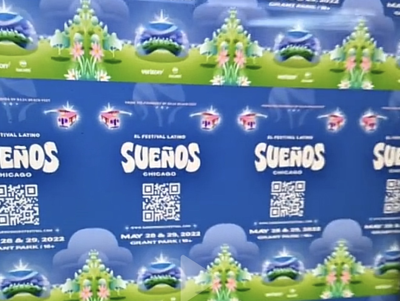 Sueños Music Festival stickers and prints